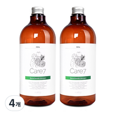 Ecobility Care Seven 洗衣精, 1L, 4個