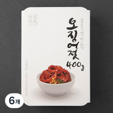 오징어젓, 400g, 6개