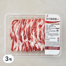 도드람한돈 삼겹살 구이용 (냉장), 3개, 1kg