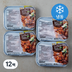 비비큐 바로 치킨강정 순한맛 (냉동), 200g, 12팩
