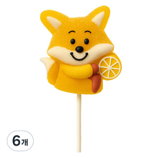 花椰菜朋友們條狀果凍, 6個, 柳橙口味, 32g