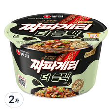 짜파게티 더 블랙 큰사발면 90g, 2개