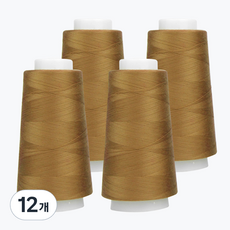 유니크 프리미엄 OWL 코아사 45수2합, 33 골드브라운, 12개