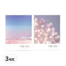 플레플레 4개월을 기록하다 스터디 플래너 2종세트, 새벽, 빛, 3세트