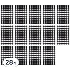 메이징초이스 가구 흠집 스티커 블랙, 28개