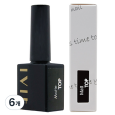 Eyebit Better Tone Gel Nail Matte Top Gel, 單色, 10ml, 6個