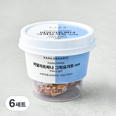 파파오가닉 비딸리트파나 그릭요거트 라이트 100g + 그래놀라 20g 세트, 120g, 1개입, 6개