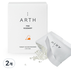 어스향수 테라피 청소기 방향제 6p, 30g, 2개, 파인&로즈마리