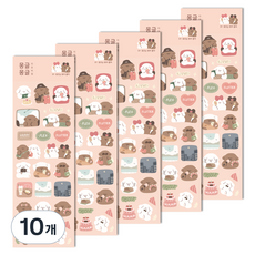 DASH&DOT 軟萌Q彈無痕貼紙, 01 Muse喜歡戶外, 10個