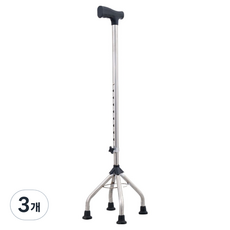 난리시스터즈 가벼운 어르신 선물 지팡이 TYPE 11, 3개