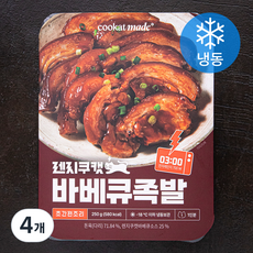 쿠캣 렌지쿠캣 바베큐족발 (냉동), 250g, 4개