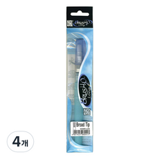 ZIG 水筆 ZIG-WSBR-L04 J, 扁平(主體 180mm x 刷頭 12mm x 寬度 6mm), 4個