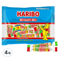 HARIBO Roulette綜合軟糖 14個入, 350g, 4個