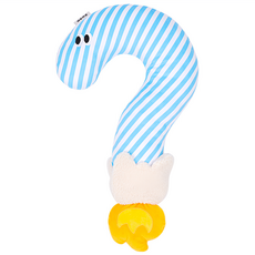 zeze 寵物用問號蠟燭靠枕, 藍色, 1個