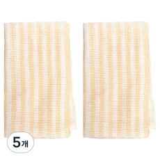 Toolif 柔軟基本款沐浴巾, 5個, 橘色, 2入