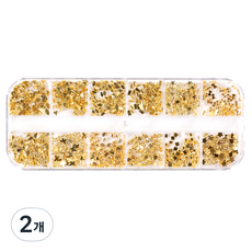 MEIBROWN 美甲鑽飾迷你套組 MSM18, 單一顏色, 2個