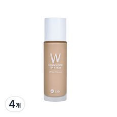 더블유랩 스노우 커버 팁 스틱 빅봉파운데이션 워터 40ml, 23호, 4개