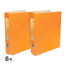 투코비 도노 D링 바인더 3공 A4 5cm, 주황, 8개