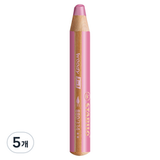 STABILO 思筆樂 Woody 3合1彩色鉛筆 334 粉紅色, 5個, 1色