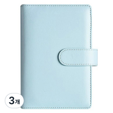 마다꾸미 현금 챌린지 다이어리 A6 바인더 6공, 블루, 3개
