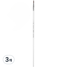 다사바바 오일 라운드 아크릴붓, 0호, 3개
