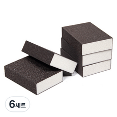 ZioBiz 海綿砂紙研磨塊 5件組 #120-1000, 6套