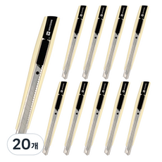 WHASHIN 小型美工刀 KN-209, 白色, 20個