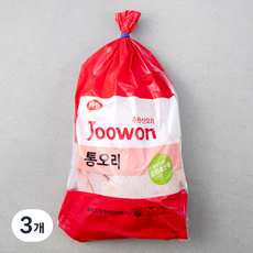 주원산오리 통오리, 2.2kg, 3개