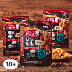 바다원 한입만 새우머리튀김 칠리맛, 30g, 18개