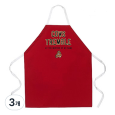 애티튜드에이프런즈 카우스 트렘블 에이프런, 혼합 색상, 3개