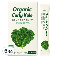 이롭 유기농 곱슬 컬리케일 100, 14g, 6박스