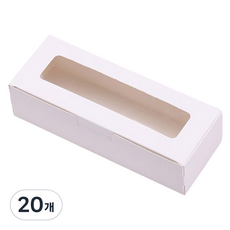 E Home Baking 長方形開窗盒 2075, 單一顏色, 20個