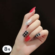 ELP KOREA 美甲貼 Q812 Down Tempo, 混合色, 8個