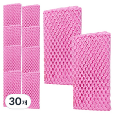월드크린 망사 수세미 핑크, 1개입, 30개
