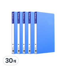 희망사무포인트 PP 스프링 파일 A4, 파랑, 30개