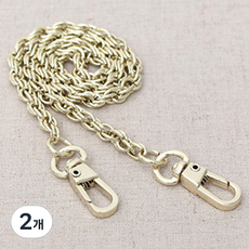 HAPPY BEARS 時尚鍊條背帶 45cm, 金色, 2個