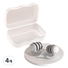 DK ONE 日常防噪音耳塞 灰色 S 1.9 x 1.5 cm, 4個, 2入