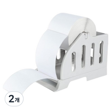 BenF Home 宅配列印機配件 捲筒標籤架, 白色, 2個