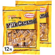 Embare 焦糖牛奶糖, 350g, 12袋