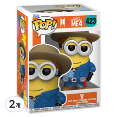 팝 슈퍼배드4 미니언즈XBTS 뷔 피규어 85969, 2개