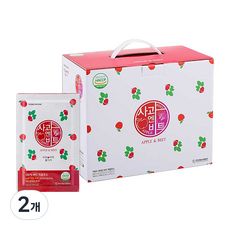 연두팜 찢어먹는 NFC 착즙 사과엔비트즙 50p, 5L, 2개