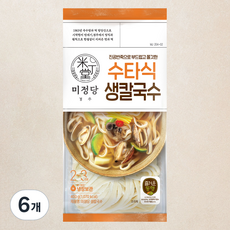 즐거운동행 미정당 생칼국수 2~3인분, 400g, 6개
