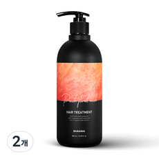 BANANAL 植物萃取香氛身體乳 蜜桃杉木, 500ml, 2瓶