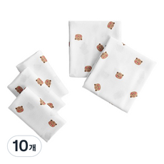 맘스네이처 밤부 대나무 아기 신생아 천기저귀, 베니, 10개