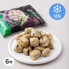 바르닭 직화그릴 닭가슴살 큐브 알싸청양 (냉동), 100g, 6팩