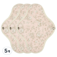 WIZLLY 防水布衛生棉墊, M(25cm), 3片, 5組