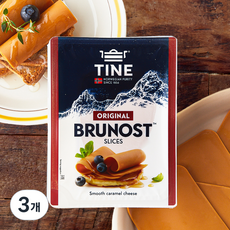 티네 브라운치즈 오리지널 슬라이스, 130g, 1개입, 3개