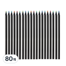 코히모 믹스 혼합 무지개 컬러링 색연필 4W071, 7색, 80개