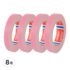 iQIHAN Dada 彩色紙膠帶 15mm x 20m, 淺粉色, 8個