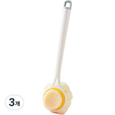 지비비 멀티 바디 샤워 등 브러쉬, 그레이 01, 3개, 1개입